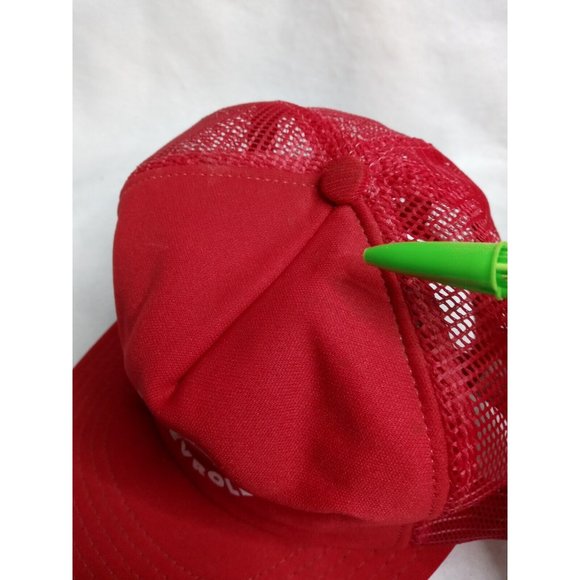 Red owner 55 chevrolet 1955 80s Mesh Snapback Trucker Hat USA Cap The Winner USA - Picture 3 of 8